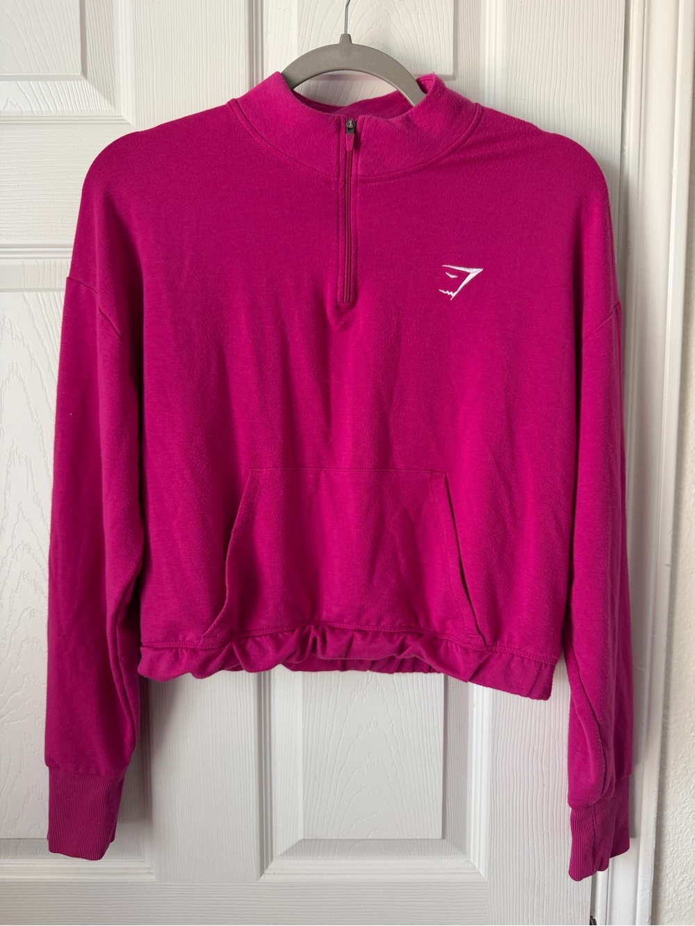Gymshark Pippa Training Pullover Dragon Pink Quarter Zip Size L - Picture 2 of 7